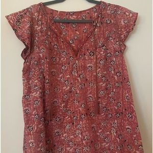 Never worn boho chic 70’s style Emerson Frye India Collection top.